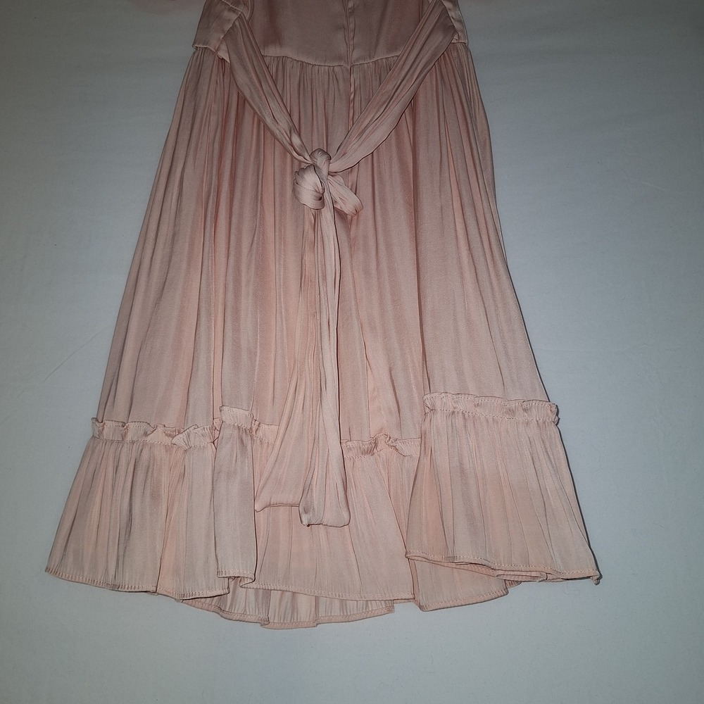 Valentine's Day Altar'd State Light Pink Puff Sleeve Mini Dress S Coquette Fairy - Picture 13 of 16